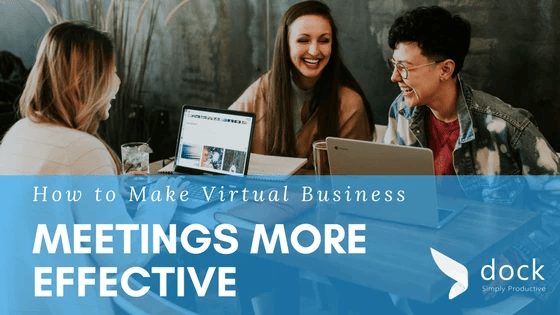 virtual business meeting main
