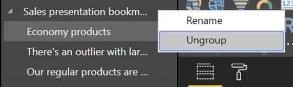 Bookmark Ungroup