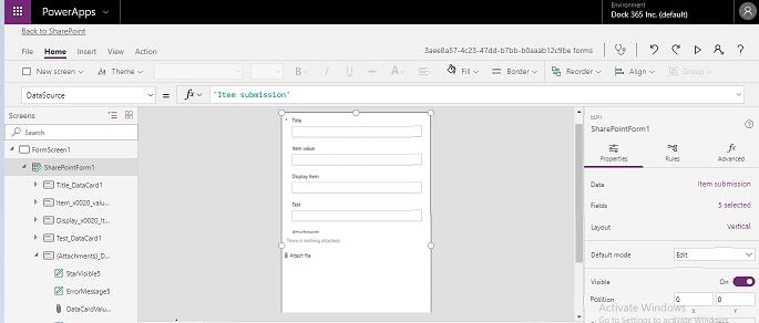 How to Create a PowerApp using SharePoint List?