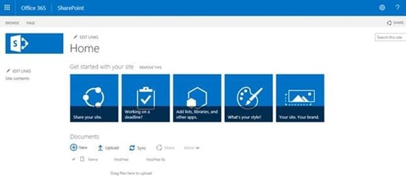difference between modern sharepoint and classic sharepoint 2013 design templates