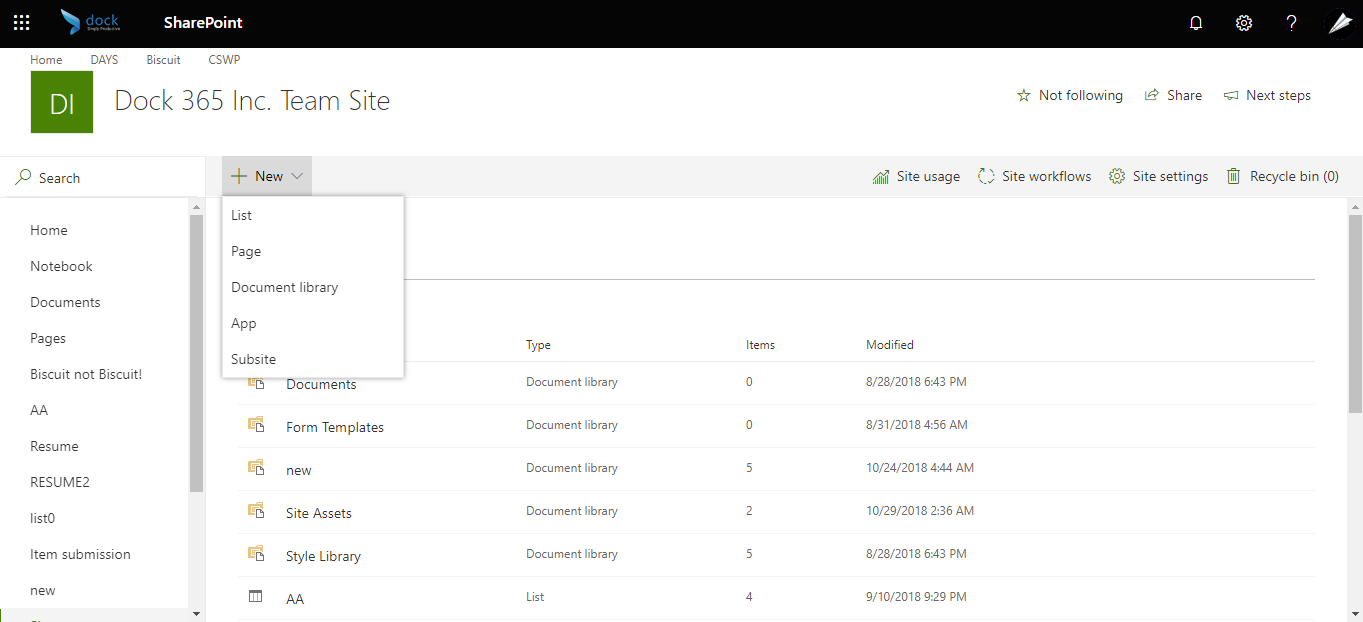 How to Create A Document Library in SharePoint