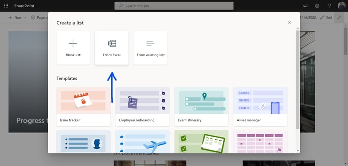 How To Create A List in SharePoint from An Excel Spreadsheet