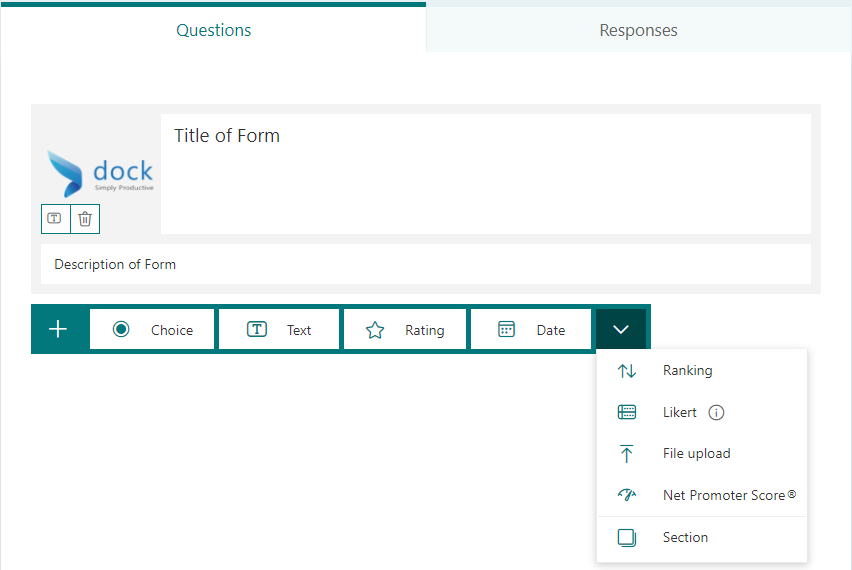 MS Forms demo blog choices
