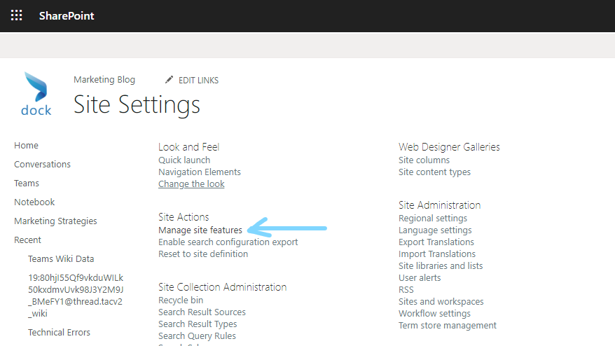 How To Create A SharePoint Space
