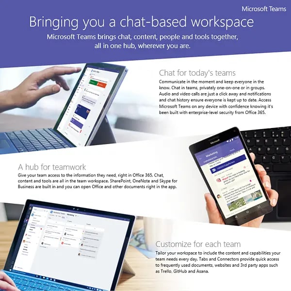 Microsoft teams flyer