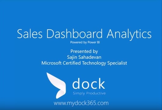 Sales Dashboard Analytics - Dock