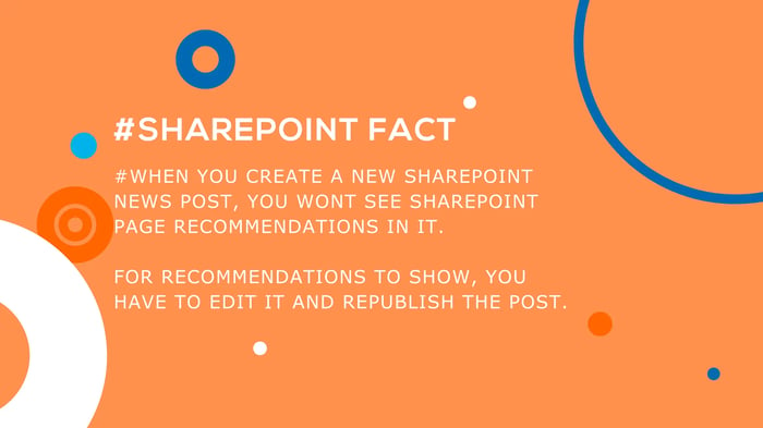 SharePoint Page Recommendations - Blog Graphics