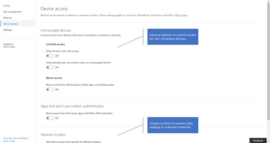 SharePoint_Admin_Center_Device_Access