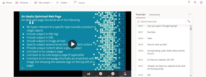 Teams Meeting Recording - 5 Ways to Make SharePoint More Social and Interactive