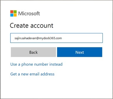 create account