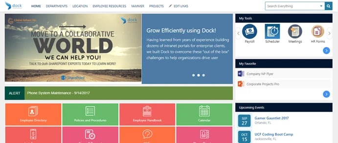 dock-sharepoint-intranet-portal