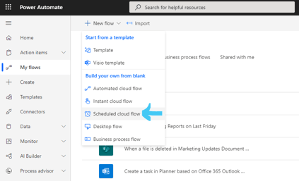 How to Create Power Automate Flows That Run on a Schedule