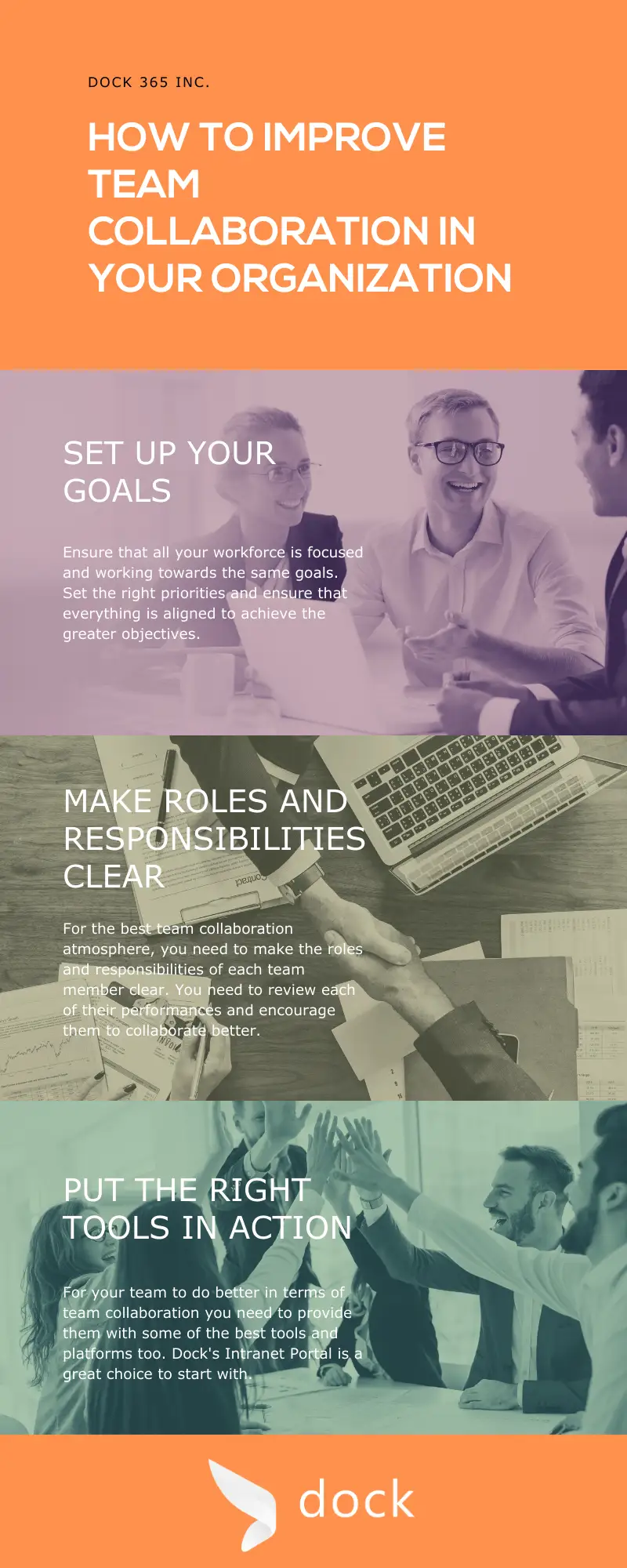 How to improve team collaboration - Infographic