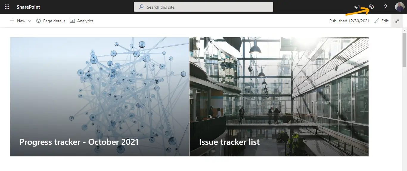 SharePoint site