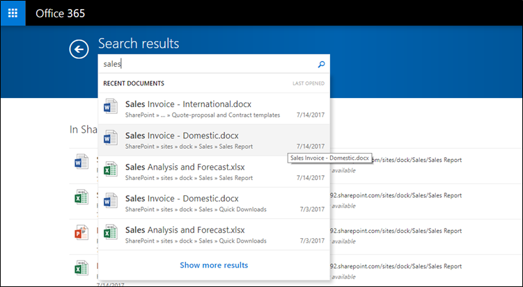 SharePoint Intelligent Search