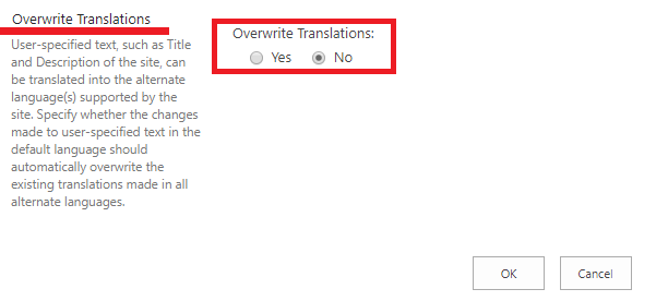 SharePoint Overwrite Translations