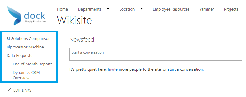 SharePoint Wiki Site