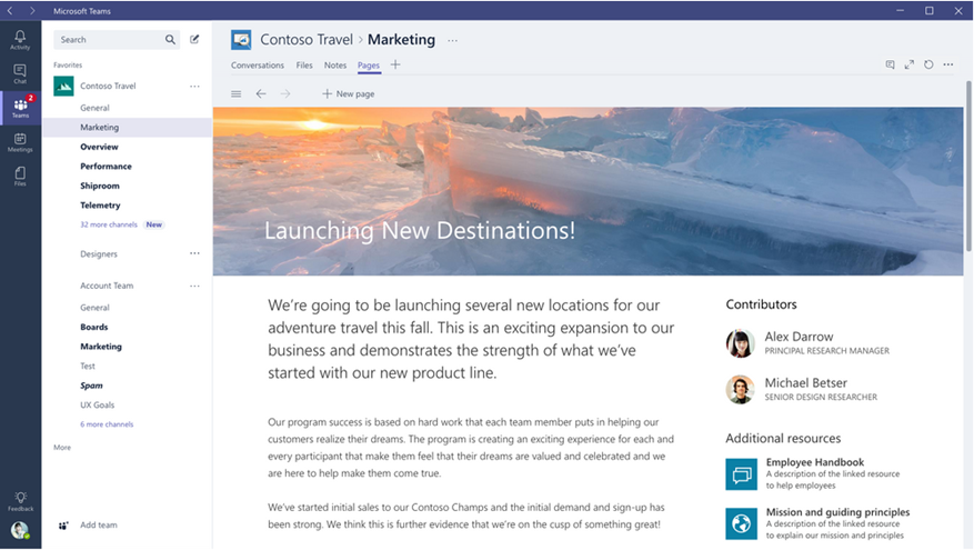 microsoft teams screen