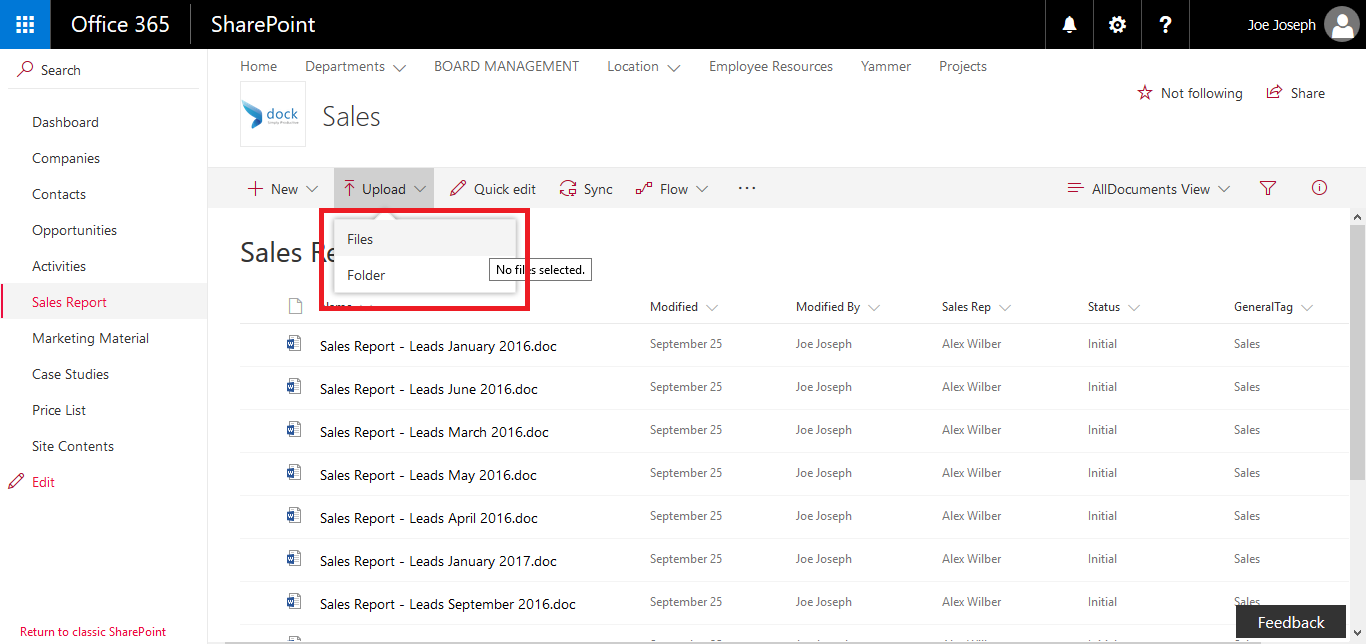SharePoint Library Feature